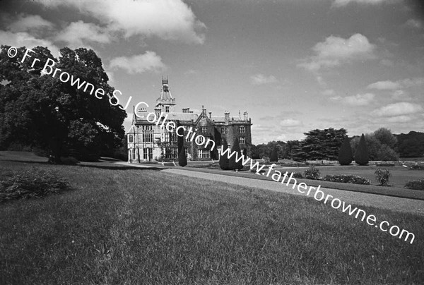 ADARE MANOR   SOUTH FRONT FROM GARDEN (WIDE ANGLE)